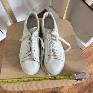 Alexander McQueen White Leather Sneakers